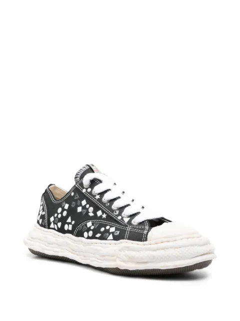 Maison MIHARA YASUHIRO PETERSON23 OG sole embellished canvas low-top sneakers