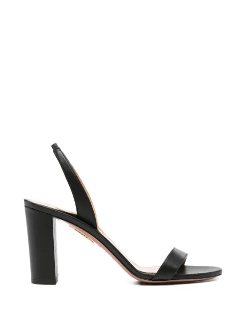 Aquazzura So Nude block sandals