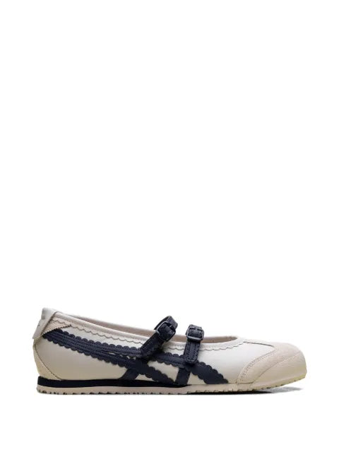 Onitsuka Tiger Mexico 66 buckled scallop sneakers