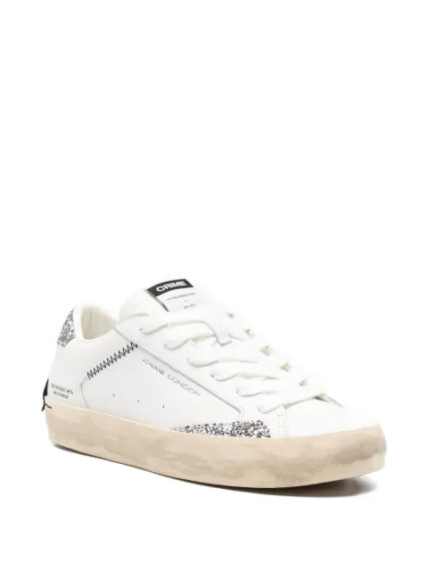 Crime London glitter low-top sneakers