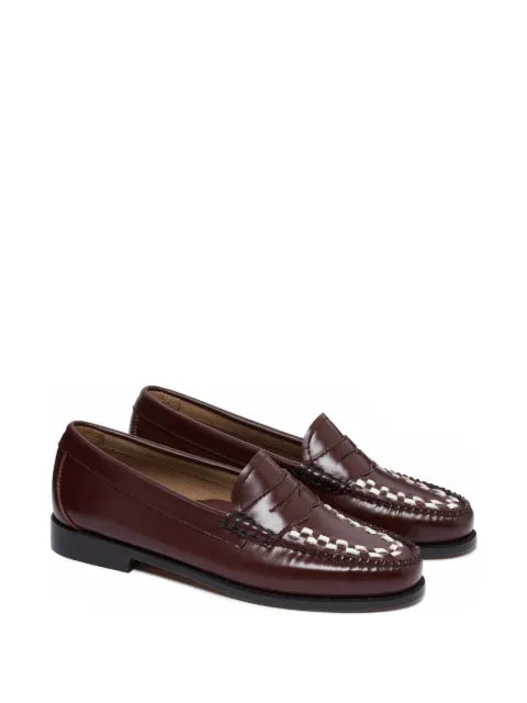 G.H.Bass Weejuns Weave penny loafers