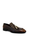 LOEWE Edge loafers in brushed-off calfskin