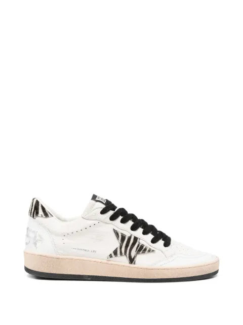 Golden Goose x Browns Ballstar zebra-print sneakers