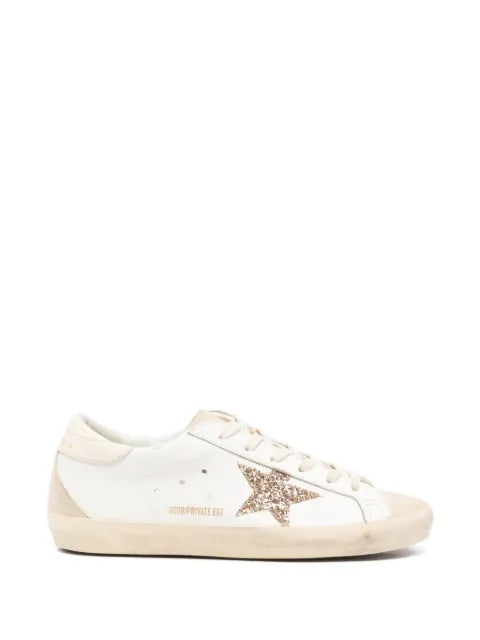 Golden Goose x Browns superstar glitter-patch sneakers