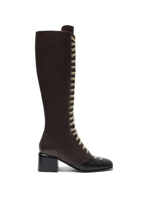 LILI CURIA Isadora lace-up boots