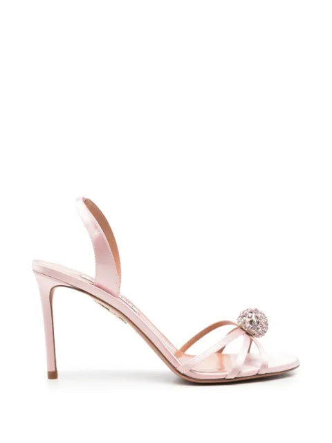 Aquazzura Crystal Bubble sandals