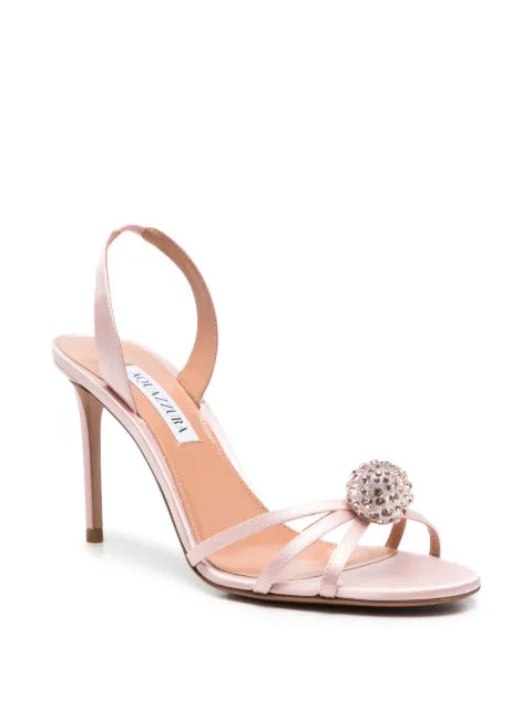 Aquazzura Crystal Bubble sandals