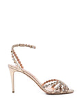 Aquazzura Tequila crystal-embellished heeled sandals