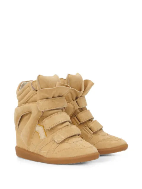 ISABEL MARANT Bekett suede wedge sneakers