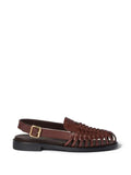 Miu Miu leather slingback loafers