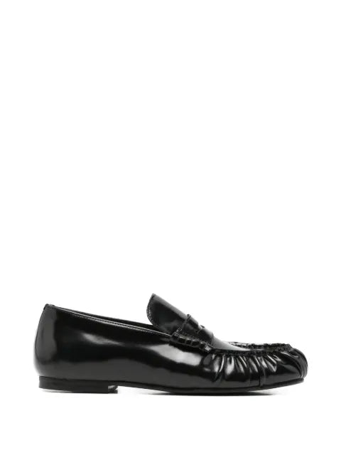 ALOHAS Aven ruched penny loafers
