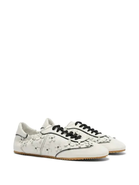 Scarosso Riley flowers round-toe sneakers