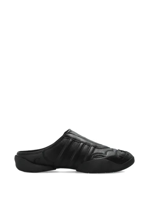 Y-3 Regu embroidered leather mules