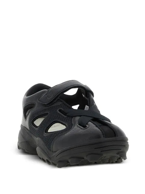 Y-3 hammered-leather trainers