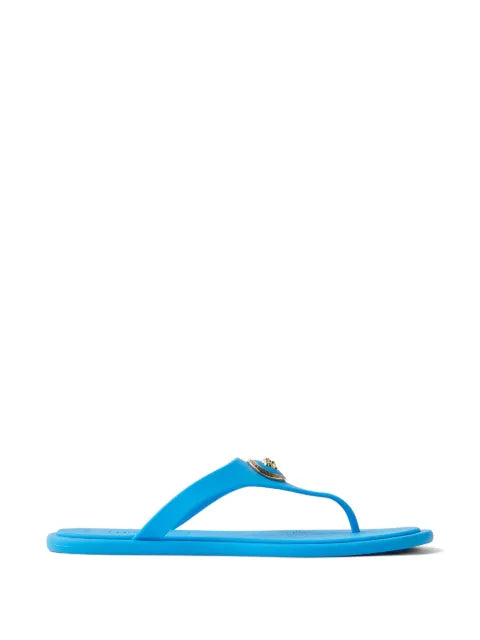 Versace Alia rubber flat sandals