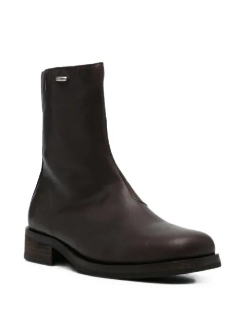 OUR LEGACY Camion waxed leather boots