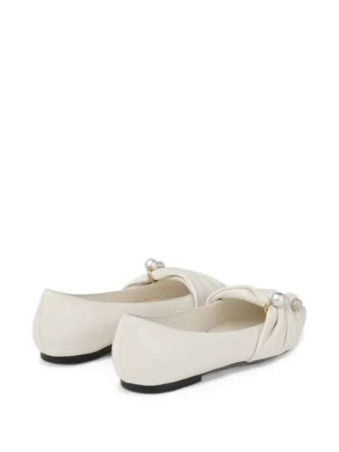 Jimmy Choo Rafi pearl-embellished ballet flats