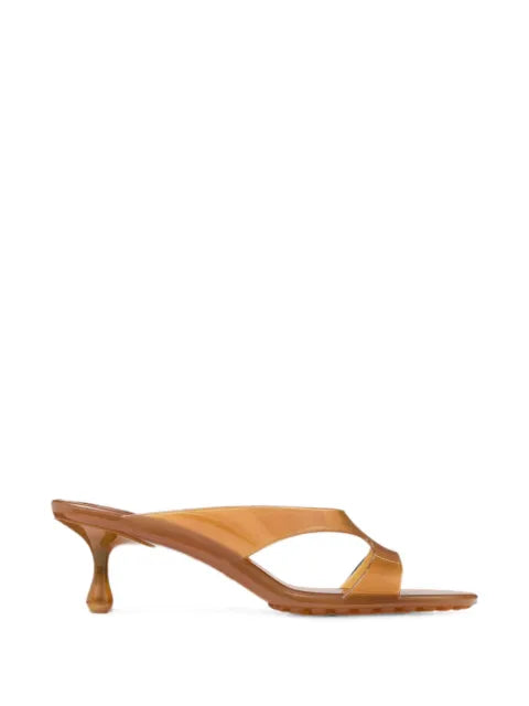 Jimmy Choo Jelly Drop 50 amber jelly sandals