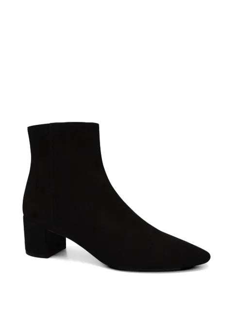 Saint Laurent zipped loulou ankle boots