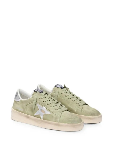 Golden Goose Stardan suede upper suede and star laminated leather heel sneakers