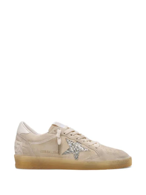 Golden Goose Ball Star sneakers in suede with glitter star