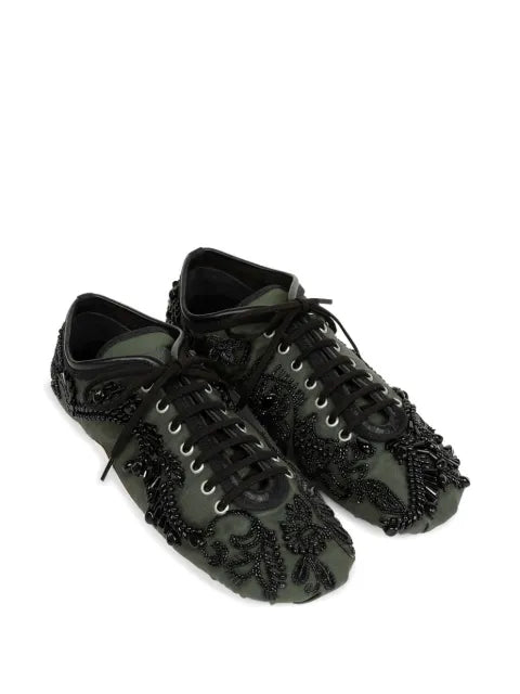 DRIES VAN NOTEN embroidered ballerina sneakers