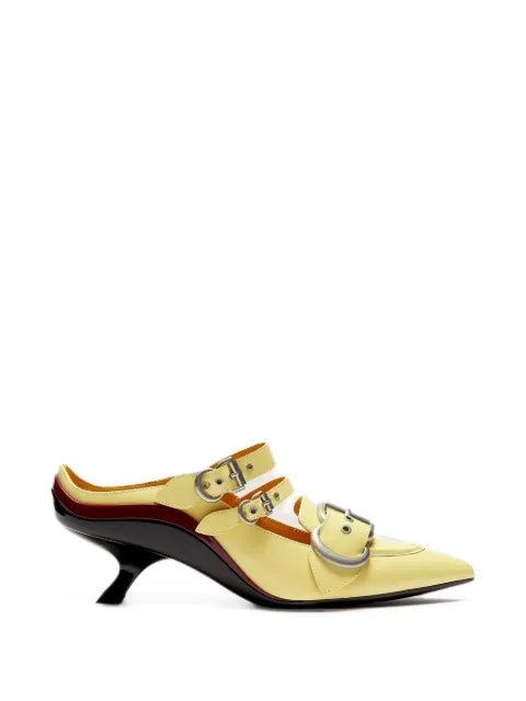 LILI CURIA Astrid buckle-strap mules