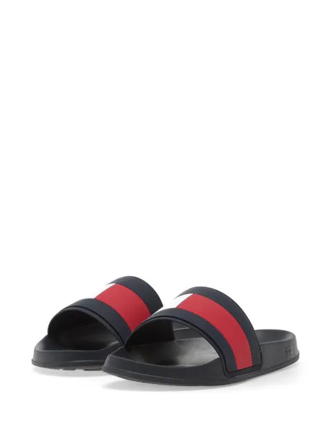 Tommy Hilfiger logo-embossed slides