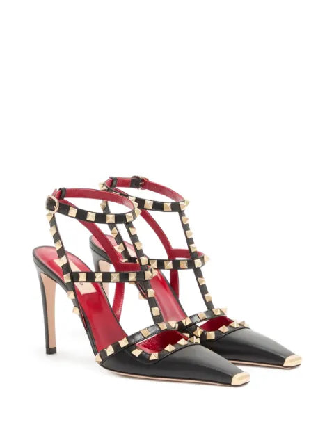 Valentino Garavani Rockstud kidskin pumps 100mm