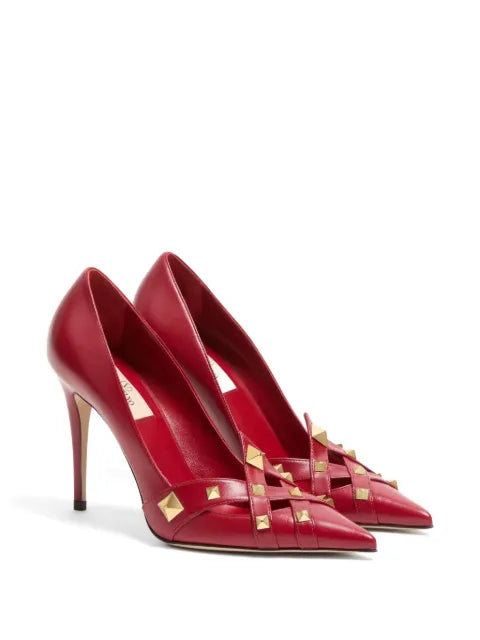 Valentino Garavani studdy kidskin pumps 100Mm