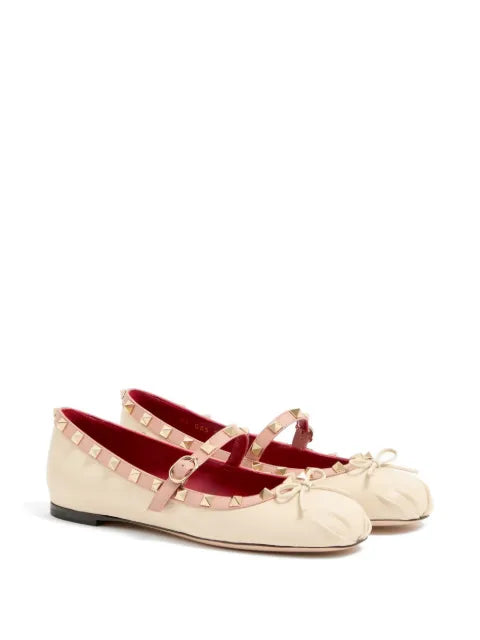 Valentino Garavani mary-jane Rockstud ballerina in nappa 05mm