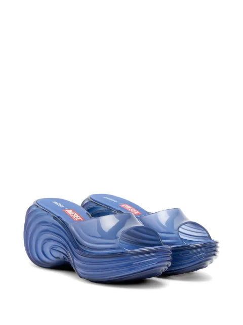 Diesel x Melissa platform mules in Melflex®