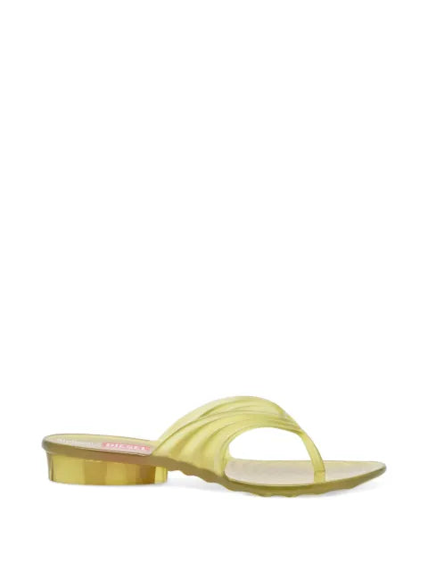 Diesel x Melissa sculptural flip-flops in Melflex®