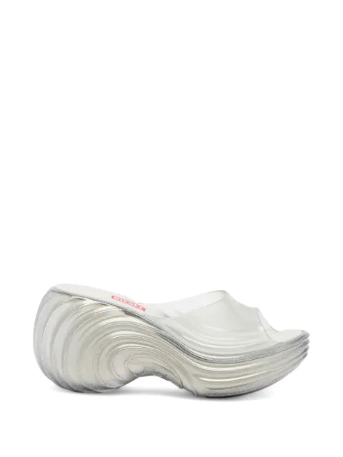 Diesel x Melissa platform mules in Melflex®