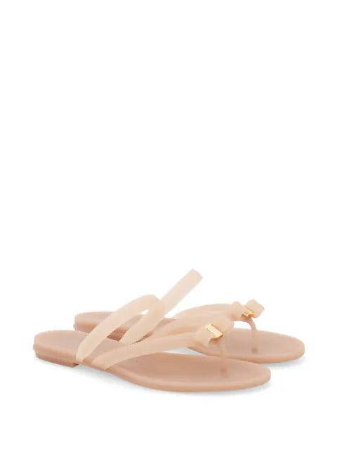 Ferragamo Vara bow jelly thong sandals