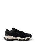 Prada logo-patch panelled sneakers