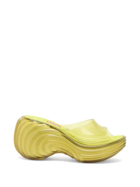 Diesel x Melissa platform mules in Melflex®
