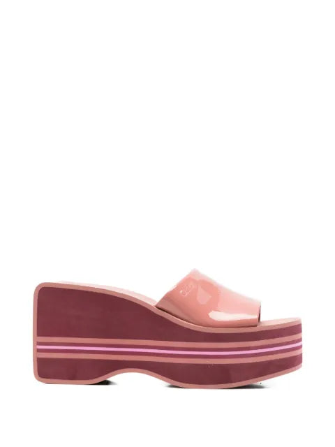 Chloé Swimming Cool wedge mules
