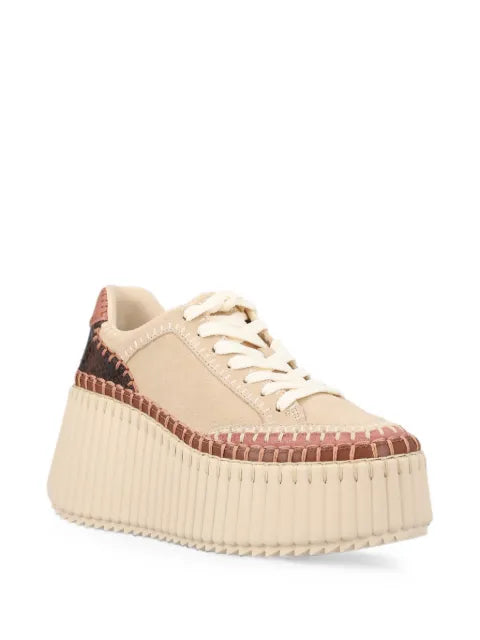 Chloé Nama wedge sneakers