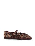 FLABELUS Claire leopard-print ballet flats
