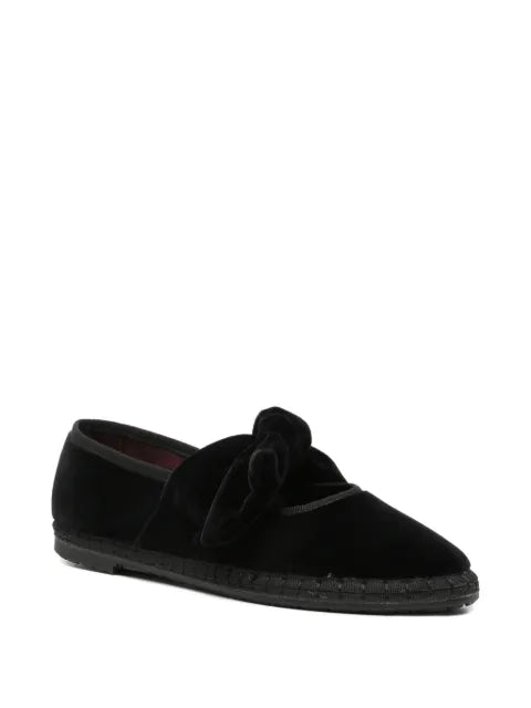 FLABELUS Lyra bow-detail ballet flats