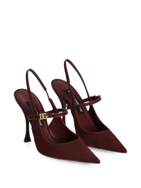 Dolce & Gabbana suede slingback pumps
