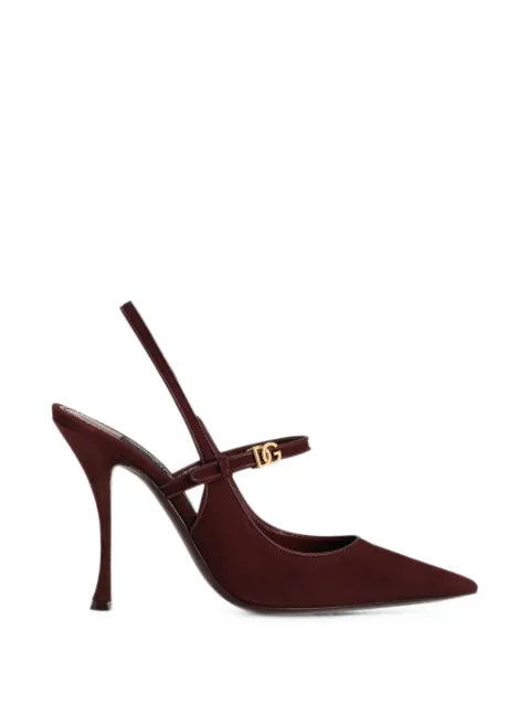 Dolce & Gabbana suede slingback pumps
