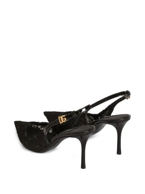 Dolce & Gabbana lace slingback pumps