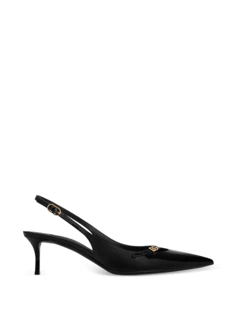 Dolce & Gabbana logo-detail pointed-toe pumps