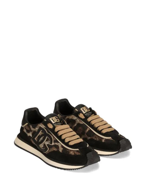 Dolce & Gabbana leo-print fabric DG cushion sneakers