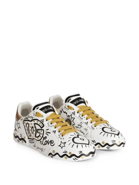 Dolce & Gabbana calfskin Portofino sneakers