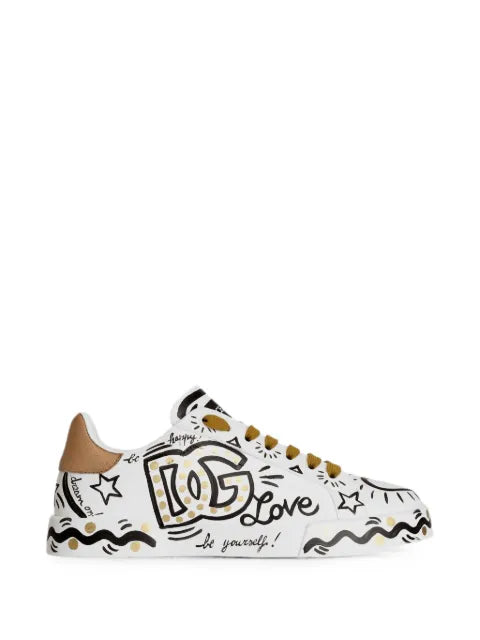 Dolce & Gabbana calfskin Portofino sneakers
