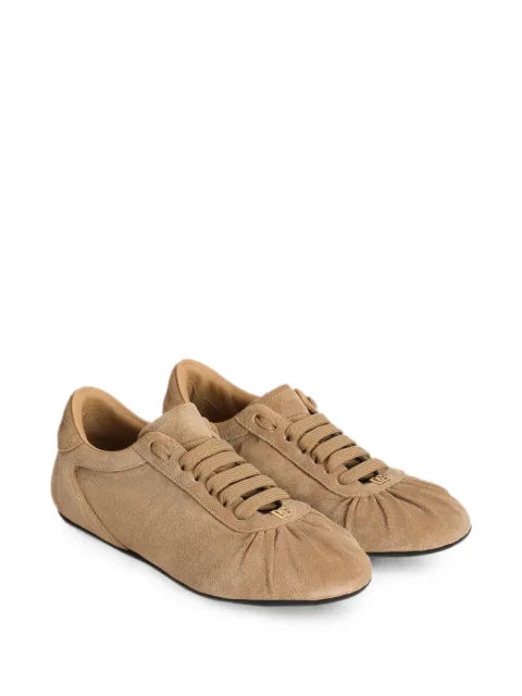 Dolce & Gabbana ballet sneakers in split calfskin