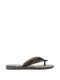 GANNI x Melissa flip flop in leopard